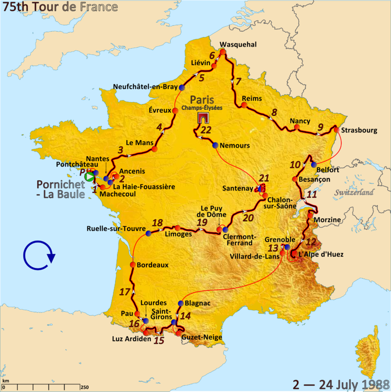tour francia 1988